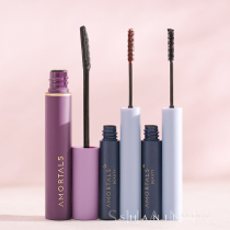 Amortals Ermu Portugal Mascara Female Waterproof Slim Long Curly Small Brush Head Extremely Thin Lengthened Encrypted