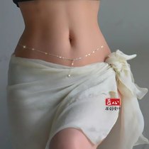 Ingenuity original sterling silver waist chain sexy body chain is very flash female anchor heart machine trinket more use body chain gifts