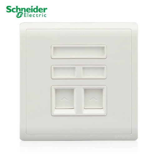 Schneider Fengshang series switch panel switch socket telephone computer telephone + computer socket