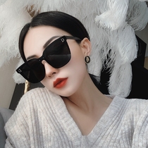 Callen Keith Korean system light extravagant conjoined without frame polarized ink mirror big face slim driving sunglasses female