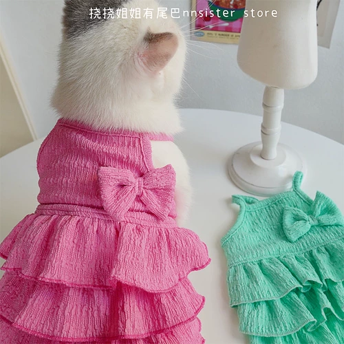 Летний милый наряд маленькой принцессы, тонкий шнурок-держатель, платье