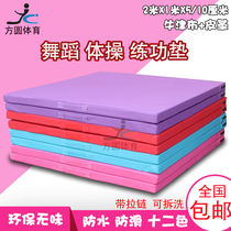 Dance mat childrens practice mat gymnastics martial arts skills Pearl cotton hard sit-up sports thick non-slip mat