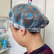 Waterproof shower cap adult shower cap women kitchen anti-oil smoke hat childrens bath head cover long hair shower cap