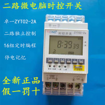 Zhuo Yi ZYT02-2A 2-way microcomputer time control switch 2-way timer multi-loop time controller