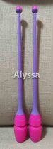 Alyssa art gymnastics stick two-color gymnastics bar alisa pink purple can connect gymnastics bar length 410mm