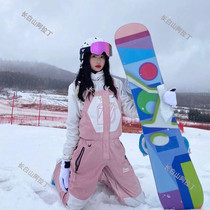 Changbai Mountain ski suit rental POMT outdoor ski pants mens and womens single double board waterproof waterproof