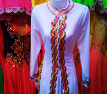 Uyghur special dance costumes National stage uniforms multi-color women