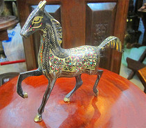 Pakistan bronze handmade auspicious bronze horse large Handicraft ornaments business gifts Special
