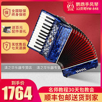  Parrot YW-848 accordion 25 keys 12 bass beginner musical instrument Beginner childrens professional performance examination