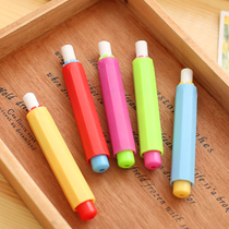 10 Korean creative chalk holder for teachers non-dirty hands childrens environmental protection automatic chalk cover