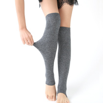 Cotton socks set womens knee leg protection joint warm and cold protection thin knee guard men extended calf air conditioning room summer
