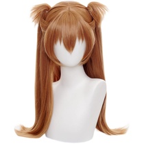 (Qianman)EVA Evangelion Asuka Langley cos double ponytail cosplay wig fake hair