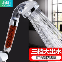 Shower head shower nozzle suit Home Booster Shower shower Shower Shower Bath flower Wine Bath Bullian Fluffy super strong