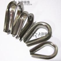 304 stainless steel collar wire rope collar protective sleeve triangle ring chicken heart ring M12