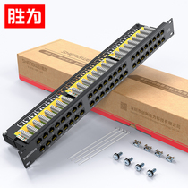 Shengwei Class 6 Gigabit Distribution Frame 48 Port Engineering Grade 30u Gold-plated Interface 1u Rack NDF-648G