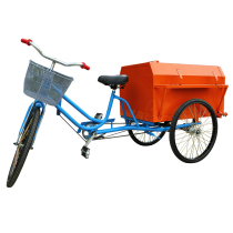 Direct selling elderly manpower tricycle cleaning sanitation bicycle stainless steel garbage truck cleaning vehicle municipal sanitation vehicle