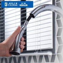 Kohler pull-out kitchen dishwashing pool hot and cold tap K-562T-B4-CP