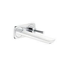Hansgeja concealed carry single handle face basin tap with 225m outlet mouth white chrome plated 15085407