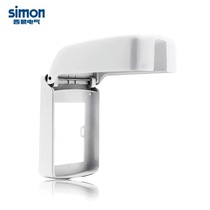 Simon waterproof box universal elegant white bathroom toilet socket waterproof cover 86 type splash box switch protective cover