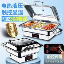 Stainless steel 304 electric heating buffet stove Insulation pot Visual hydraulic touch Buffy stove Breakfast stove tableware