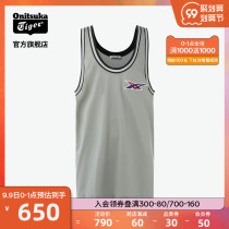New products] Onitsuka Tiger Tiger mens casual joker loose Waistcoat Vest 2181A489