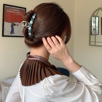 Clip headdress Metal hairpin back of the head hair clip large hair clip Elegant temperament Korean shark clip clip