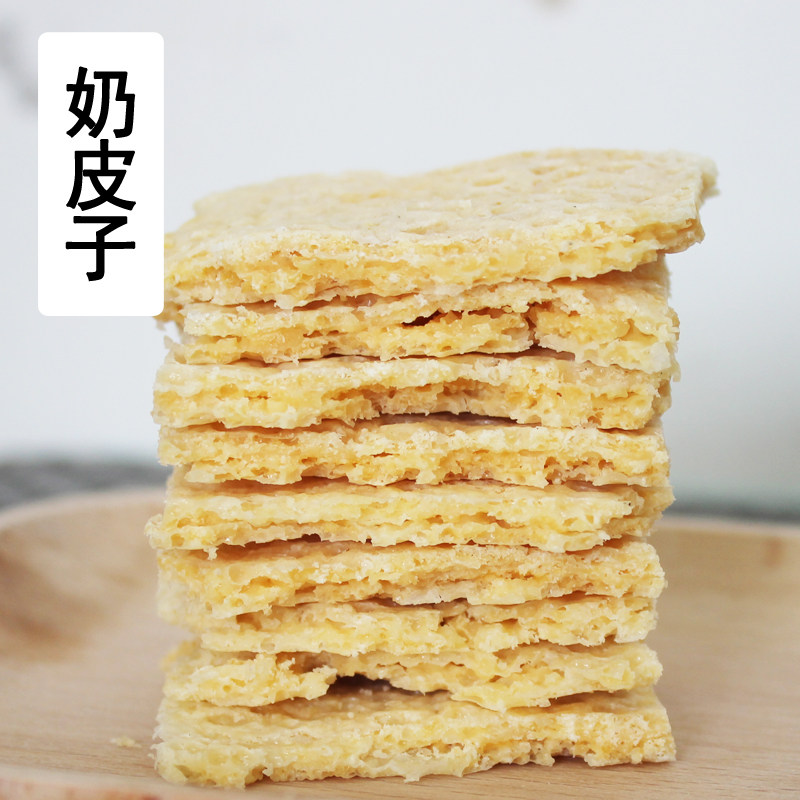 Milk skin pure hand-made fresh milk to make nutrition health net red snack net red food inner Monte production