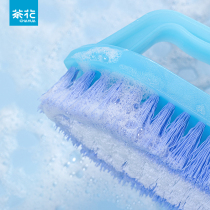 Camellia brush shoes clothes cleaning board brush household laundry brush dormitory long handle shoe brush plastic bristles shoe brush