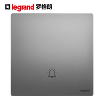 Roger Longnon Dark Sands Silver Doorbell Switch Panel Hotel Door Control Doorbell Door Button Switch Self-Reset