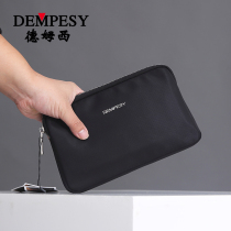 2022 new mens handbags Canvas Hand Grab Bag Casual Nylon Cloth Clip Bag Large Capacity Oxford Mobile Phone Bag Tide
