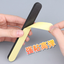 Self-adhesive cupboard door Anti-crash cushion Silencing the grain back glue mute Refrigerator furniture doorknob anti-slip anti-crash and glue grain
