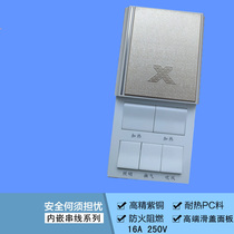 Xunba bathroom 86 type five-open five-in-five wind warm bath bully switch Bathroom universal type with waterproof slide cover