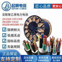 Pickup wire soft wire 2 5 square yjv22 low smoke halogen - free flame retardant two core armor of the national standard copper core cable