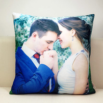 Holding pillows custom to figure out making a live-action photo creative diy birthday gift order to be a star photo pillow square