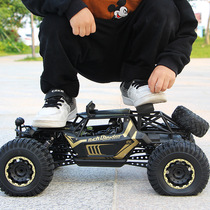 Electric oversized climbing alloy four-wheel drive high-speed remote control car boy child charging remote control car racing toy
