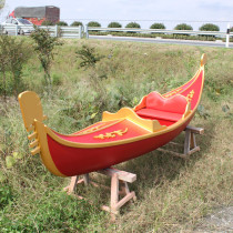 European wooden boat Venice gondola prop boat photography boat hand rowing boat boat high Europe tourist attraction wooden boat