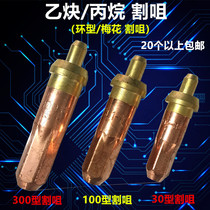 Long Jing G01-30-100-300 type acetylene propane cutting nozzle gas cutting nozzle cutting gun oxygen gun nozzle cutting
