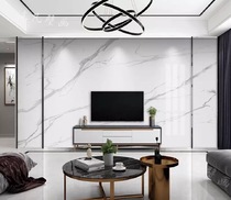 Bamboo wood fiber imitation marble gusset decorative wall panel integrated wallboard TV background wall custom living room quick installation