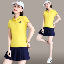 New badminton suit tennis skirt sports suit skirt womens casual sports skirt group young teacher garden service womens trouser skirt summer