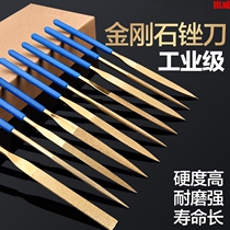 Woodworking file Diamond file Goldstone plus hard plastic file contusion contusion triangle file