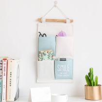 Cashier Bag Wall Hanging Toilet Bathroom South Korea Fabric Cute Nordic Style Rear Wall-mounted Hanging Bag Sleeve