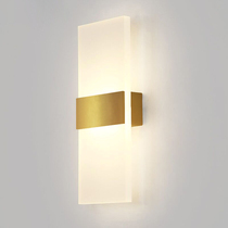 Wall lamp living room background LED bedroom corridor aisle wall lamp Nordic stairwell light simple modern bedside lamp