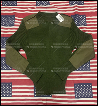 US-made Marine Corps USMC green OD wool sweater original