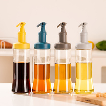 Glass oil pot oil bottle leak-proof household oil bottle soy sauce bottle pour oil bottle large kitchen supplies vinegar pot small oil tank