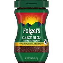 8 Ounce Folgers Instant Coffee Decaf 8 Ounce
