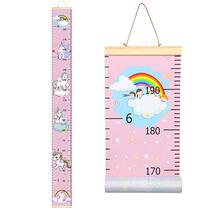 Sylfairy Growth Chart Kids Wall Ruler Removable He