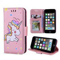 Rose Gold Unicorn Wallet Case for iPod Touch 6  iP