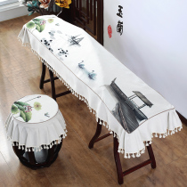 Universal guzheng dust cover Chinese style ancient elegant ancient kite cover cover cover cover non-slip guzheng piano cover cotton and linen thickened