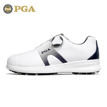US PGA Kids Golf Shoes Teen Waterproof Shoes 2022 New Boy Girl Screwup Sneakers