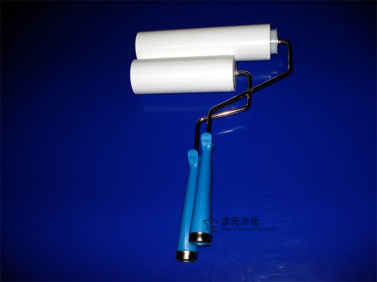Promotion manual tearable PE sticky dust roller high viscous dust-free room dedicated sticky dust roller static dust removal roller